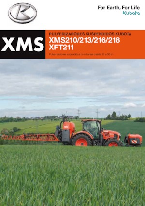 Pulverizadoras de montaje Kubota XMS213