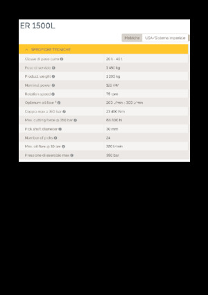 Cabezales refinadores de montaje Epiroc ER 1500L