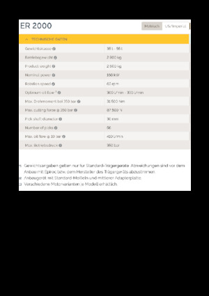 Cabezales refinadores de montaje Epiroc ER 2000