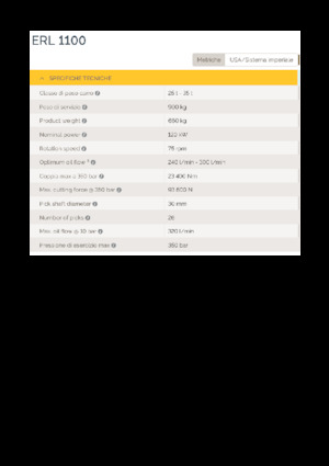 Cabezales refinadores de montaje Epiroc ERL 1100