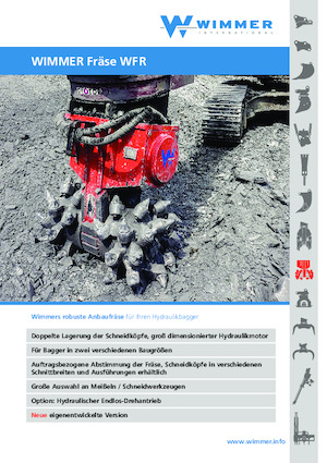 Cabezales refinadores de montaje WIMMER WFR 150