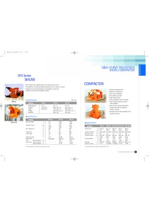 Vibradores planos montables D & A 30C