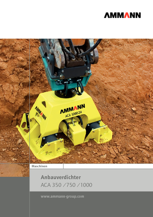 Vibradores planos montables Ammann ACA 1000