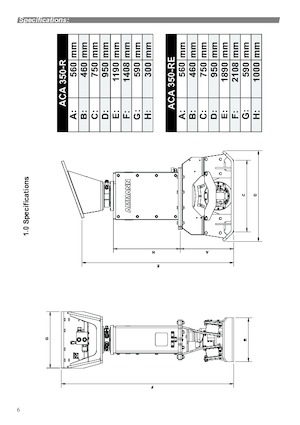 Vibradores planos montables Ammann ACA 350 R