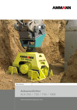 Vibradores planos montables Ammann ACA 750-2