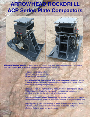 Vibradores planos montables Arrowhead ACP 550