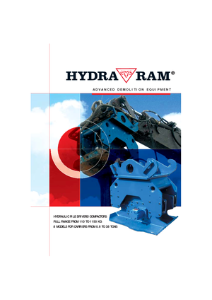 Vibradores planos montables Hydra Ram HC-250/2