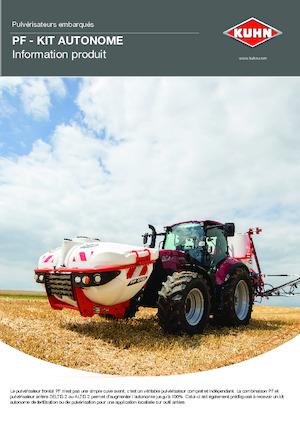 Pulverizadoras de montaje Kuhn PF Select