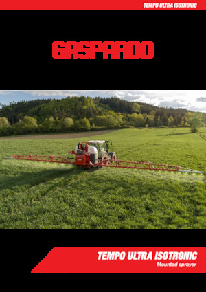 Pulverizadoras de montaje Gaspardo Tempo Ultra 1600 Isotronic