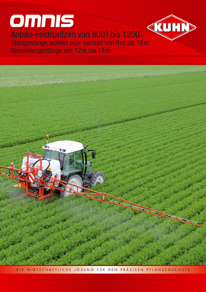 Pulverizadoras de montaje Kuhn Omnis 1000