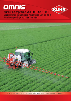 Pulverizadoras de montaje Kuhn Omnis 800