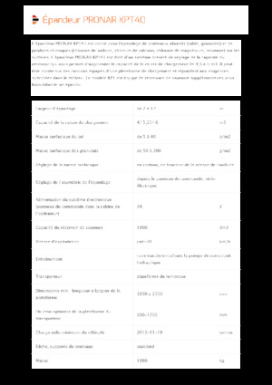 Gravilladoras montables Pronar KPT 40 