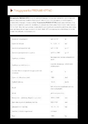 Gravilladoras montables Pronar KPT 40 
