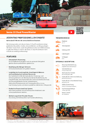 Barredoras delanteras montables Bema 35 Dual 2050