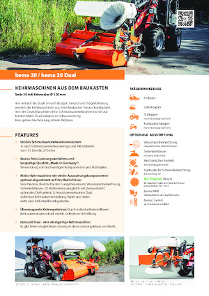 Barredoras delanteras montables Bema bema 20 Dual