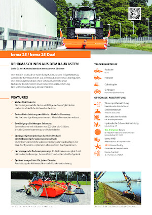 Barredoras delanteras montables Bema bema 25