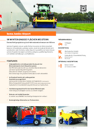 Barredoras delanteras montables Bema bema Jumbo Airport 