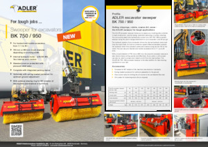 Barredoras delanteras montables Adler BK 950-240