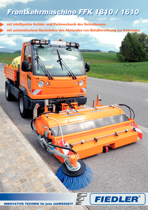 Barredoras delanteras montables Fiedler FFK 1610