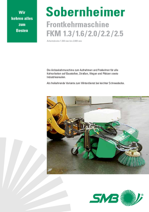 Barredoras delanteras montables Sobernheimer FKM 2.0