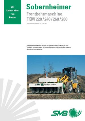 Barredoras delanteras montables Sobernheimer FKM 220