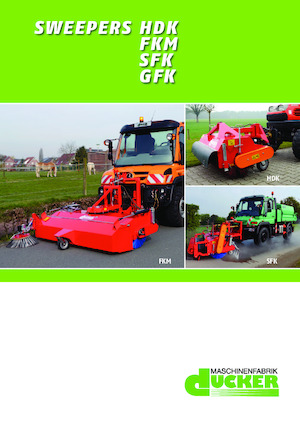 Barredoras delanteras montables Dücker HDK 1800