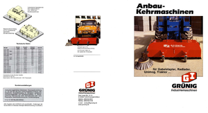 Barredoras delanteras montables Grünig GSX 2400/800l