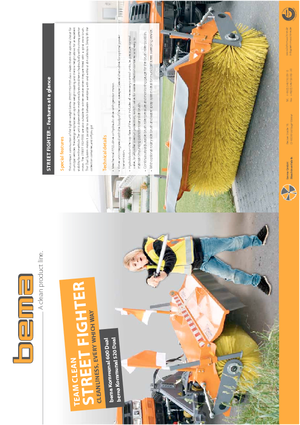 Barredoras delanteras montables Bema Kommunal 600 Dual 2050