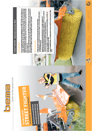 Barredoras delanteras montables Bema Kommunal 600 Dual 2050