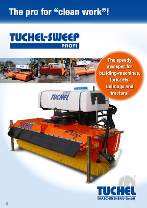 Barredoras delanteras montables Tuchel Profi 260 Ø 600