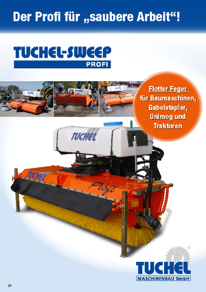 Barredoras delanteras montables Tuchel Profi 180 Ø 600