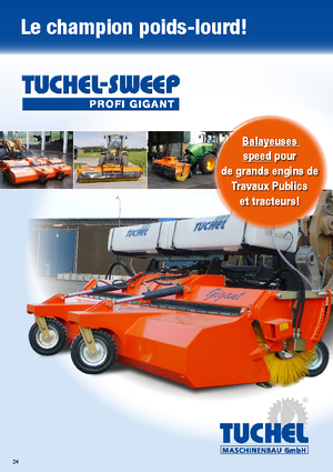 Barredoras delanteras montables Tuchel Profi Gigant