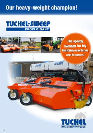 Barredoras delanteras montables Tuchel Profi Gigant