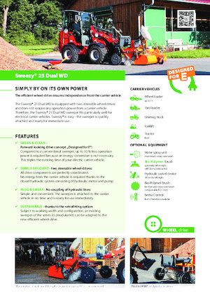 Barredoras delanteras montables Bema Sweezy 25 Dual WD