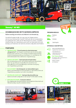 Barredoras delanteras montables Bema Sweezy 40 WD