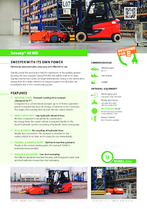 Barredoras delanteras montables Bema Sweezy 40 WD