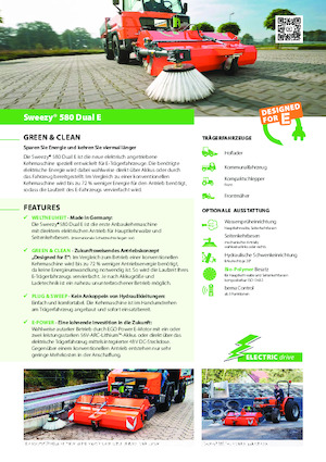 Barredoras delanteras montables Bema Sweezy 580 Dual E