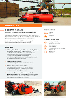 Barredoras delanteras montables Bema Titan Dual 3250