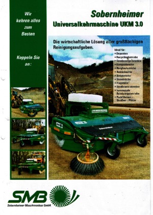 Barredoras delanteras montables Sobernheimer UKM 3.0