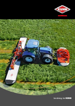 Combinaciones de segadoras - disco con acondicionadores Kuhn FC 10030 R-FF