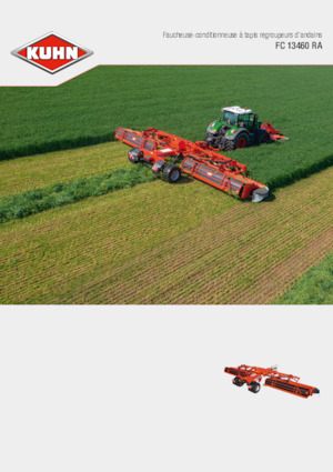 Combinaciones de segadoras - disco con acondicionadores Kuhn FC 13460 RA