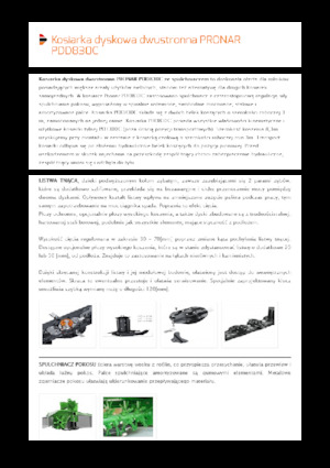 Combinaciones de segadoras - disco con acondicionadores Pronar PDD 830 C