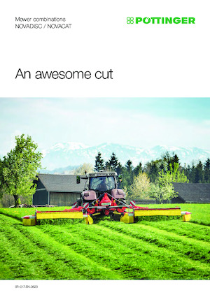 Combinaciones de segadoras discos sin acondirionadores Pöttinger NovaCat V 10000 CF 