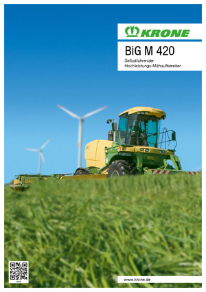 Acondicionadoras de siega automotrices Krone Big M 420 CV