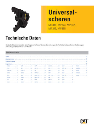 Procesador múltiple Caterpillar MP324D