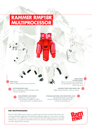 Procesador múltiple Rammer RMP18R