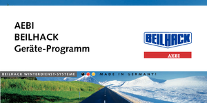 Quitanieves de pala múltiple Beilhack PVF 30-4