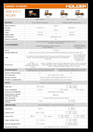 Tractores de uso municipal Holder C 65 SC