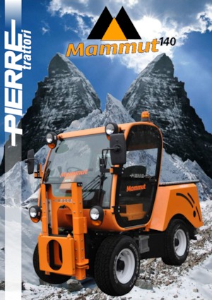 Tractores de uso municipal Pierre Mammut 140