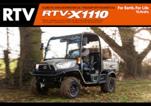 Tractores de uso municipal Kubota RTV X1110 NTW 